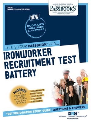 cover image of Ironworker Recruitment Test Battery